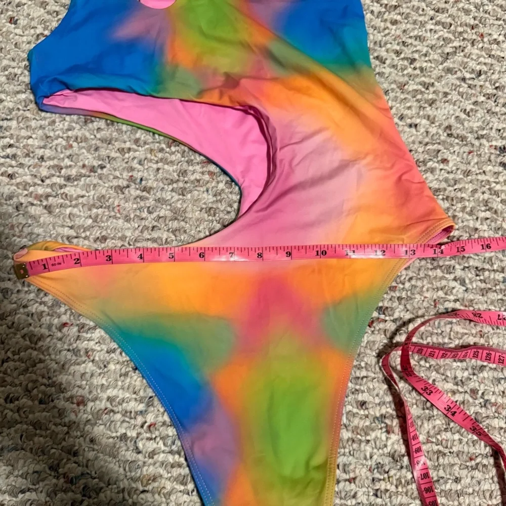 FRANKIES BIKINIS Makie One Piece Swim, Serotonin- Size XL